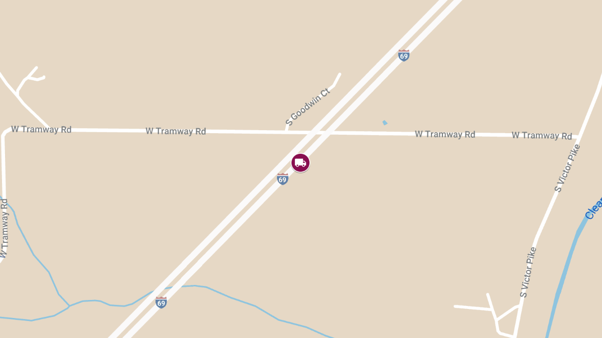 Injury Reported in Box Truck Rollover on I-69 Northbound