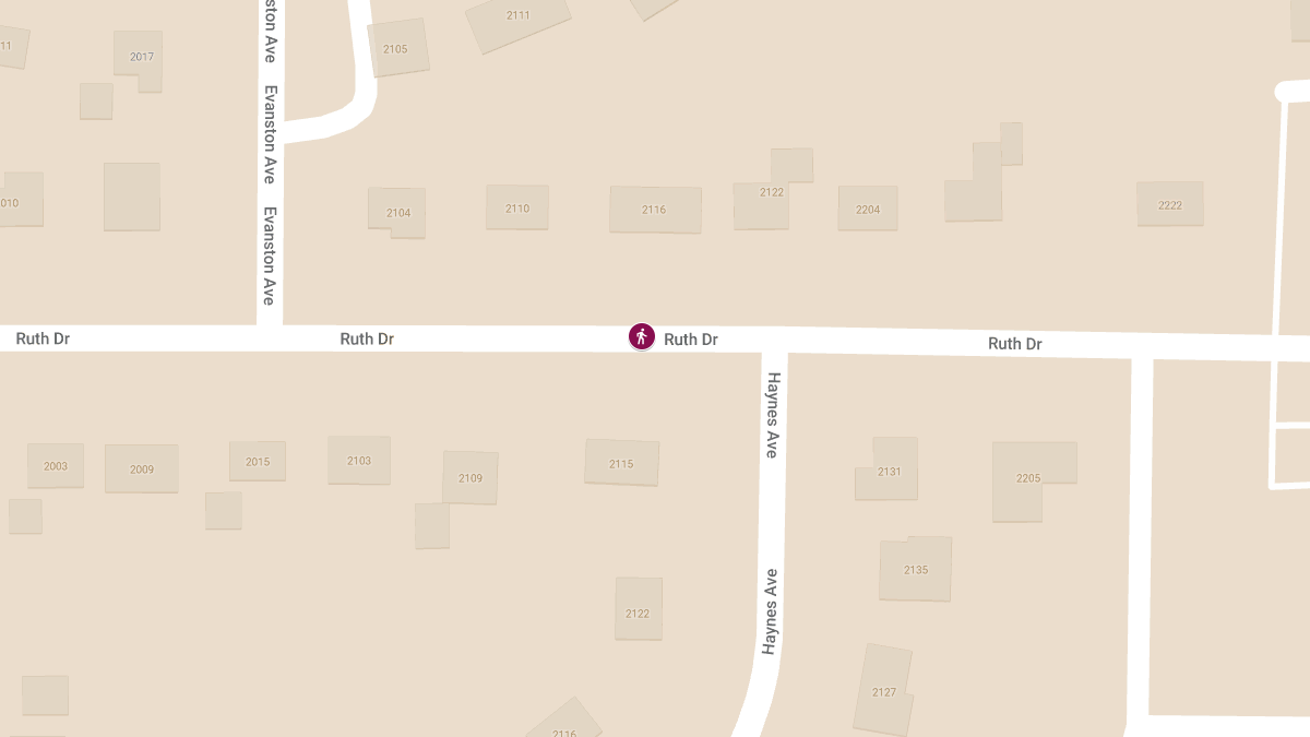 Juvenile Pedestrian Struck by Vehicle at 2200 Ruth Dr