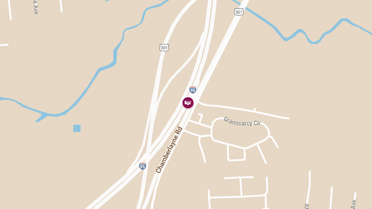 Major Accident at I-95 NB & Chamberlayne Ave