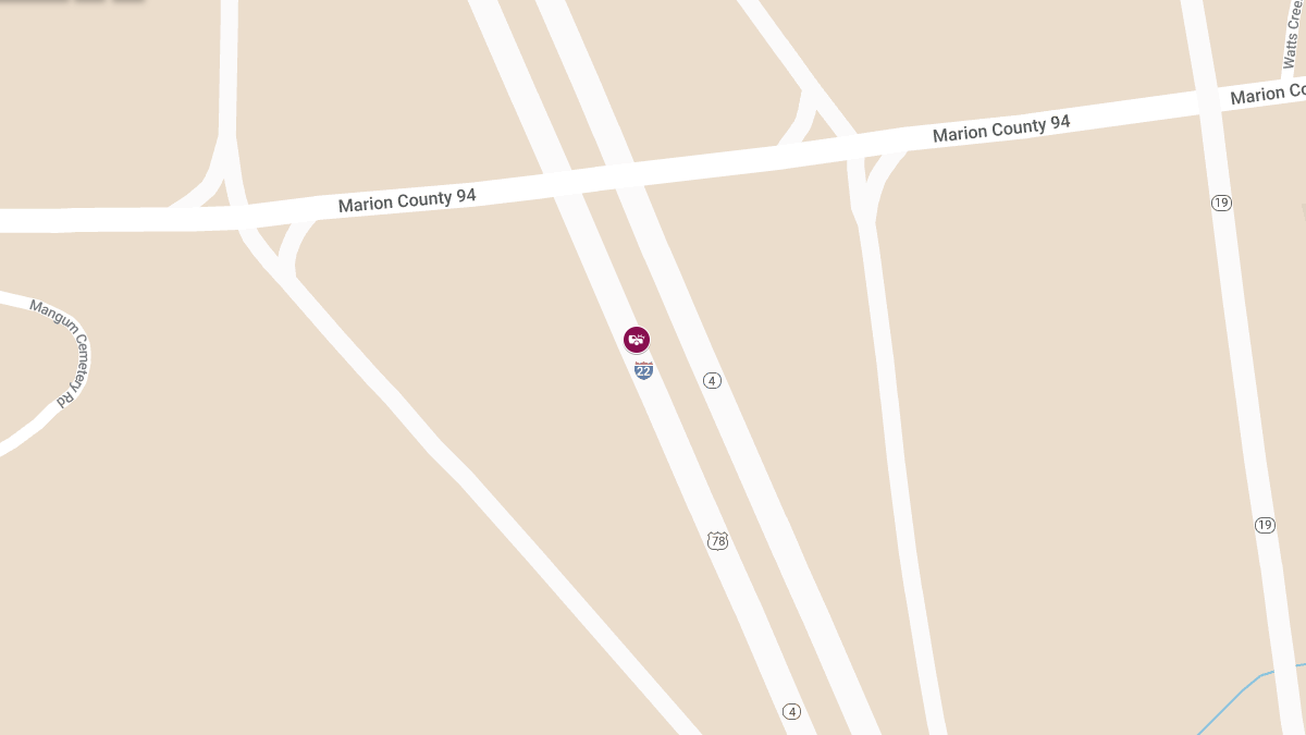 Major Crash Cleared on I-22 EB at Exit 11