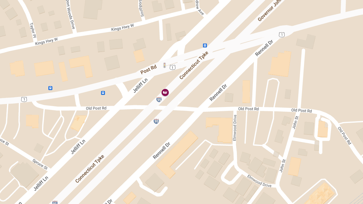 Major Tractor Trailer Crash at I-95 N Rest Stop