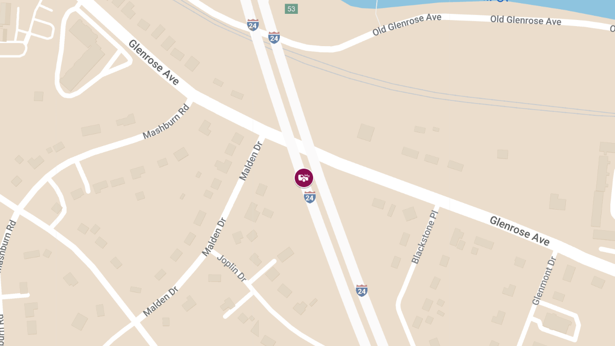 Motor Vehicle Accident at Exit 54 I-24 E Causes Injuries