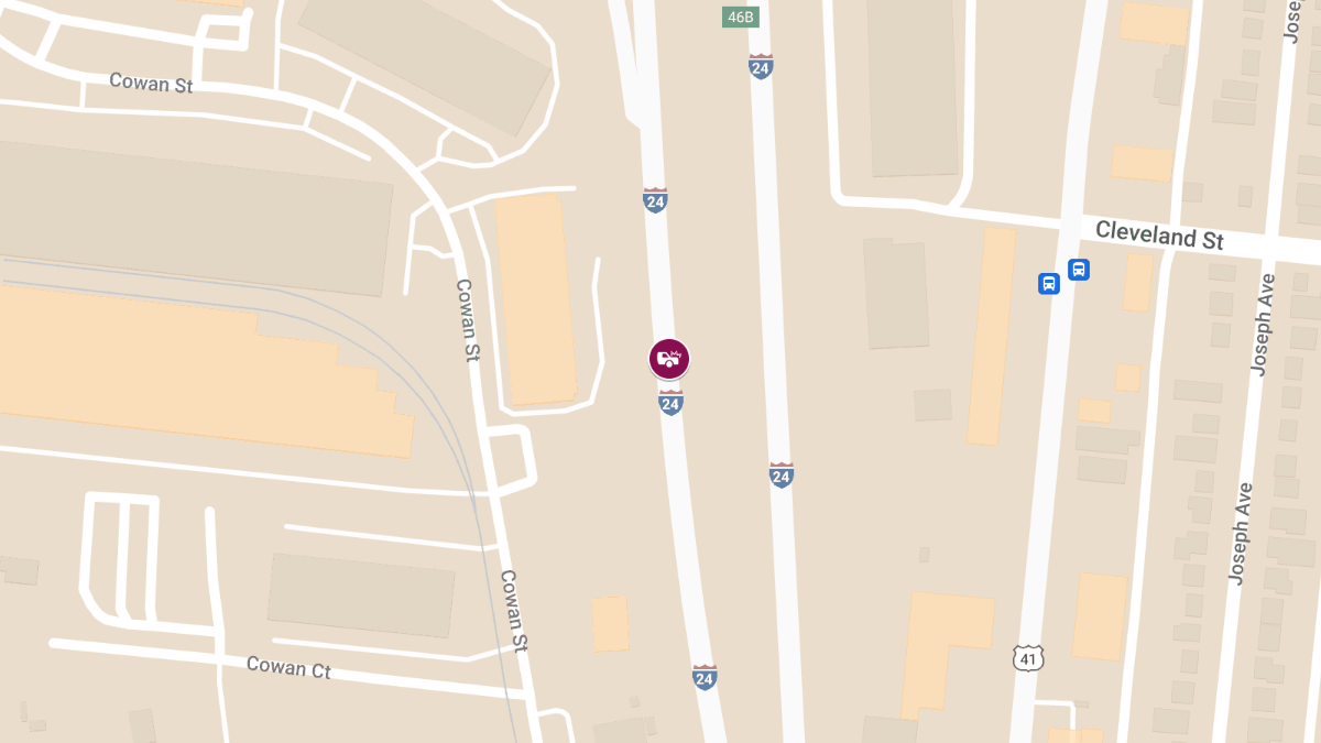 Motor Vehicle Accident at Exit 59 I-24 E Causes Injuries