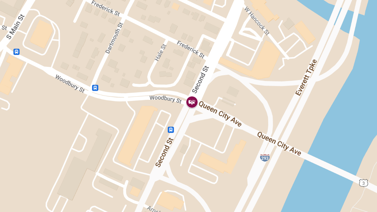 Motor Vehicle Accident at Second St & Queen City Ave