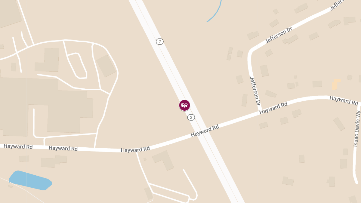 Motor Vehicle Accident with Entrapment on Route 2 WB