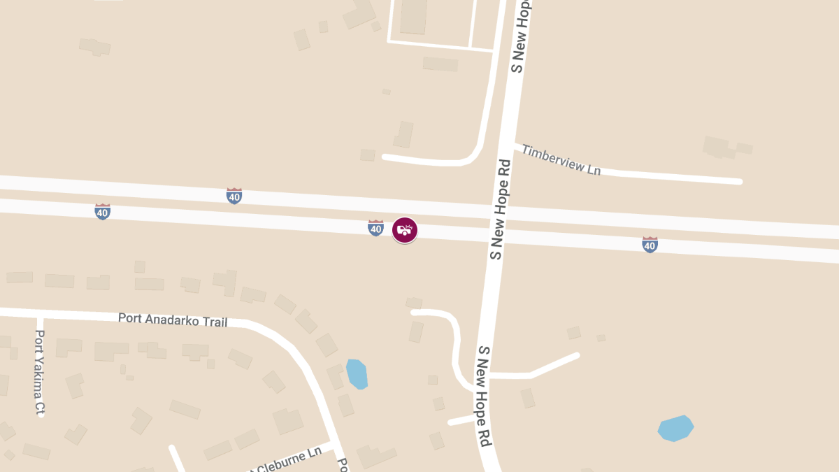 Motor Vehicle Accident with Injuries at Exit 215A I-40 E