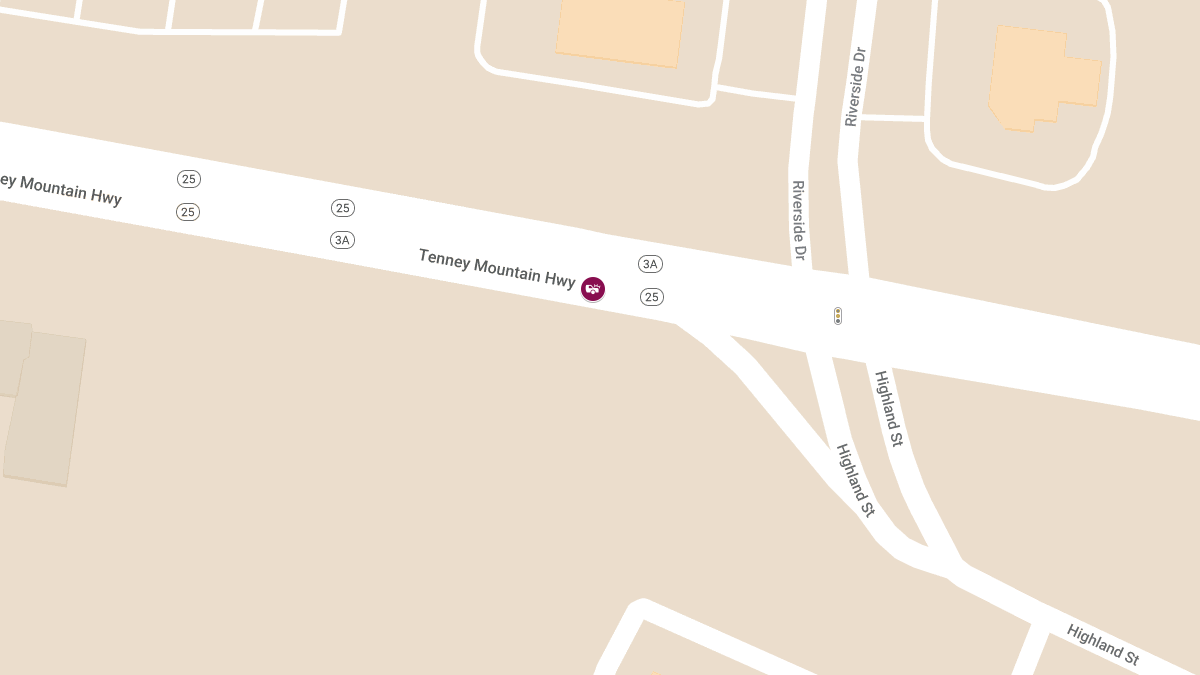 Motor Vehicle Accident with Injury on Tenney Mountain Hwy