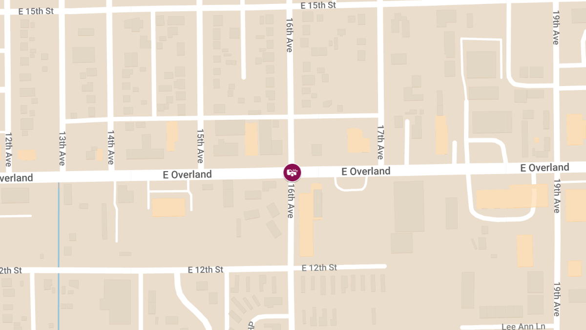 Motor Vehicle Accident with Possible Injuries at 16th Ave & East Overland