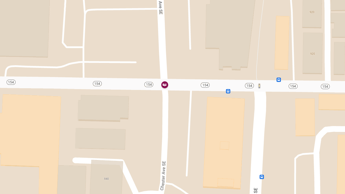 Motor Vehicle Collision With Injuries at Memorial Dr SE & Chester Ave SE