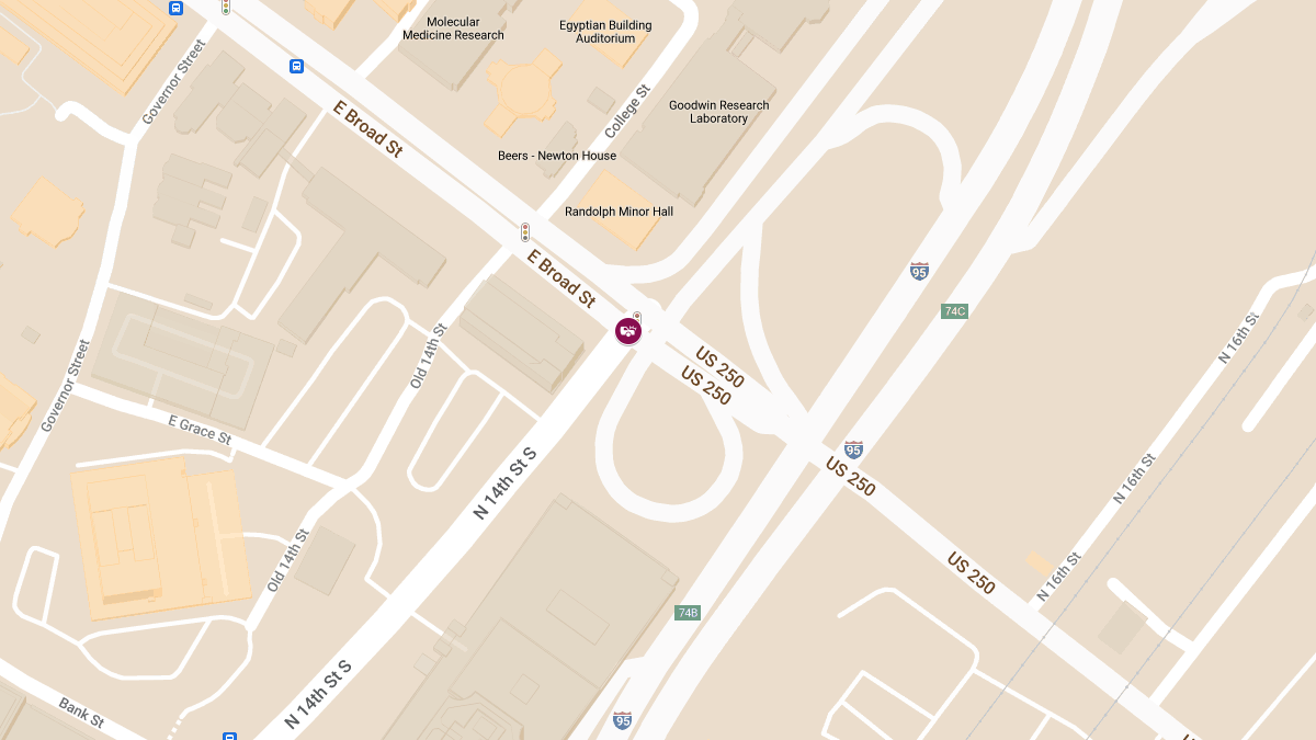 Motor Vehicle Collision at N 14th St & E Broad St