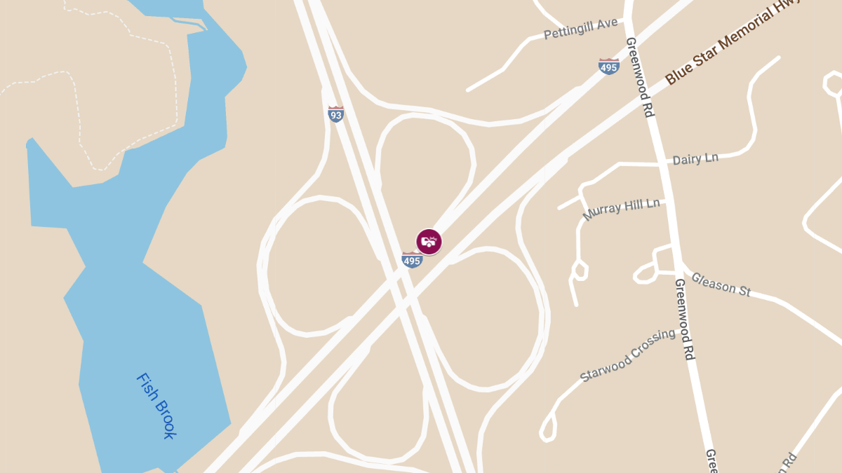 Motor Vehicle Collision on Interstate 495 SB Near Exit 94 Causes Injuries