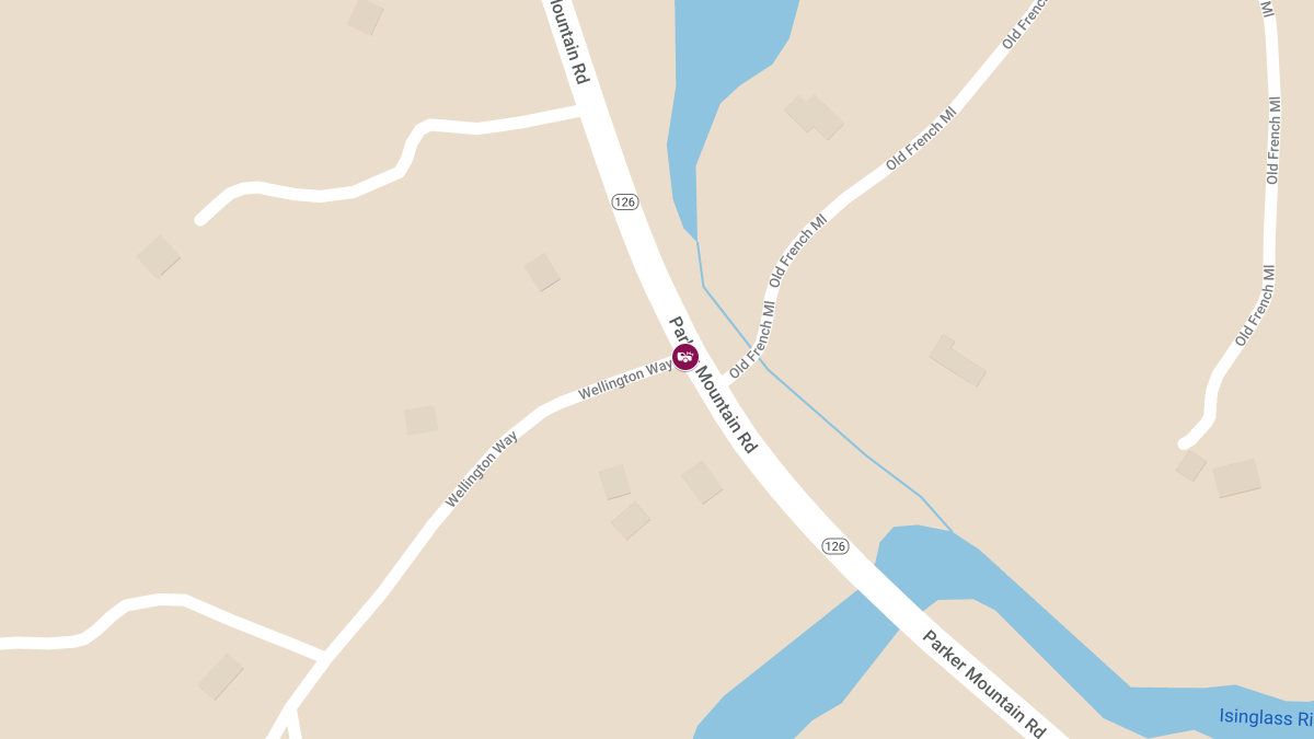 Motor Vehicle Crash With Injury at Parker Mountain Rd (Rte 126) & Wellington Way