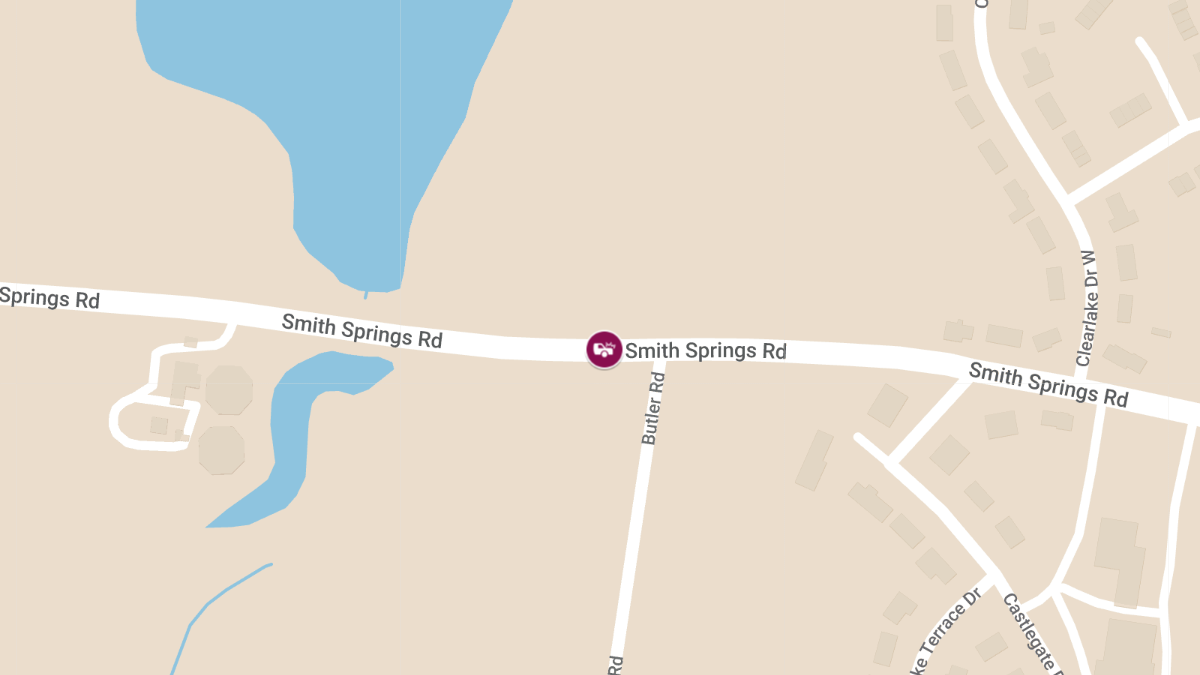 Motor Vehicle Crash at Butler Rd and Smith Springs Rd Causes Injuries