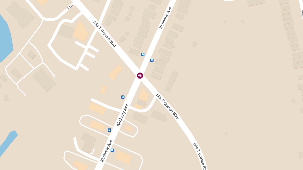 Motor Vehicle Crash at Kimberly Ave & Ella T Grasso Blvd