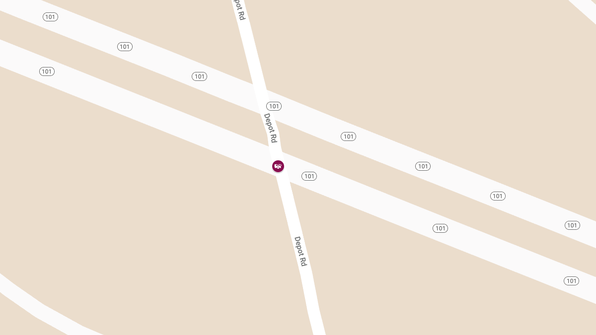 Motor Vehicle Crash with Injury at Depot Rd & Route 101 On-Ramp