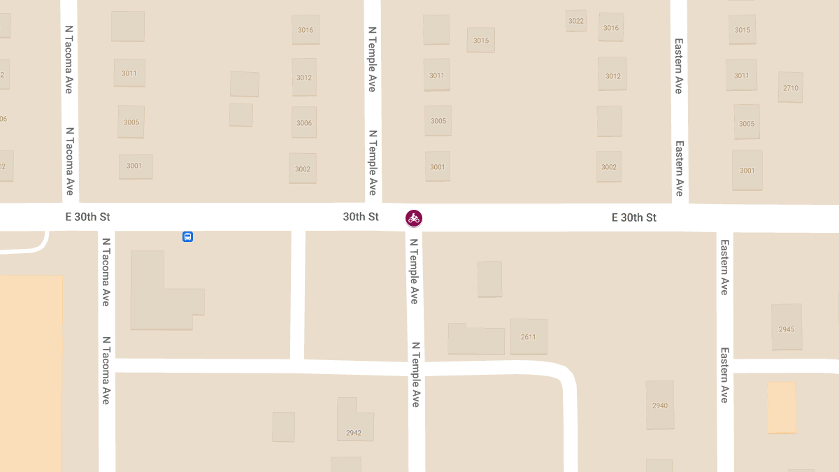 Motorcycle Accident at E 30th St & N Temple Ave