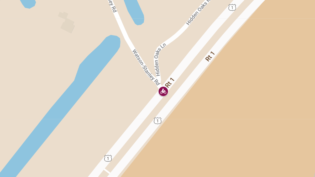 Motorcycle Accident at U.S. 1 & Watson Stanley Rd