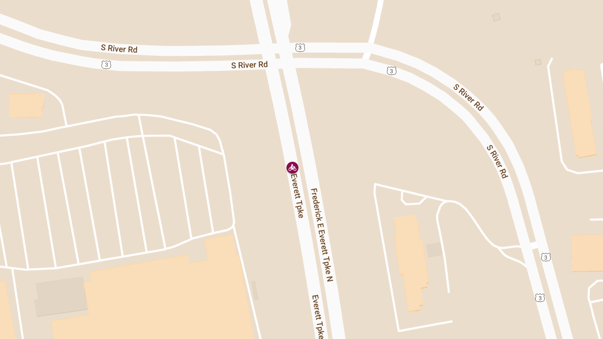 Motorcycle Accident with Injured Rider Down on Everett Turnpike Ramp from S. River Rd