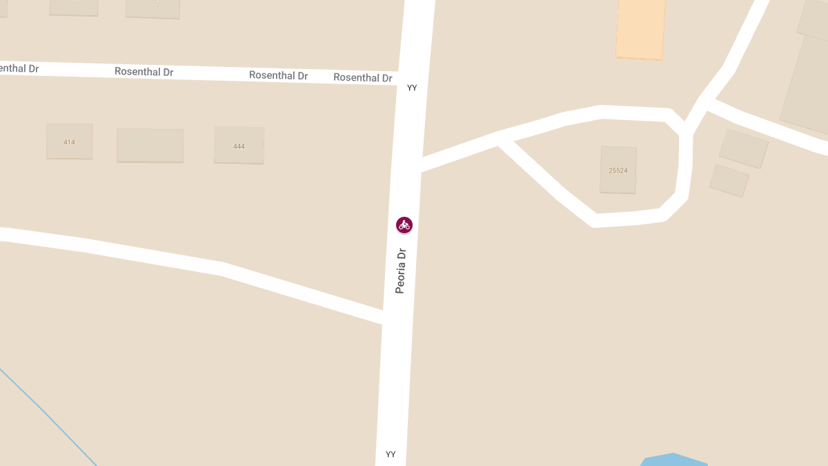 Motorcycle Collision on Peoria Dr, 2 Miles North of Lebanon