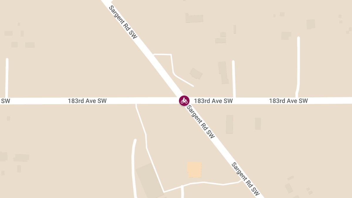 Motorcycle Collision with Car at 183rd and Sargeant Rd