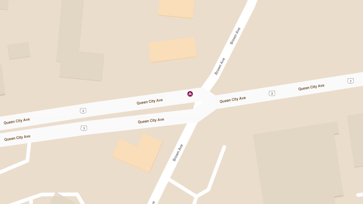 Motorcycle Crash With Injury at Queen City Ave IAO Rail Trail