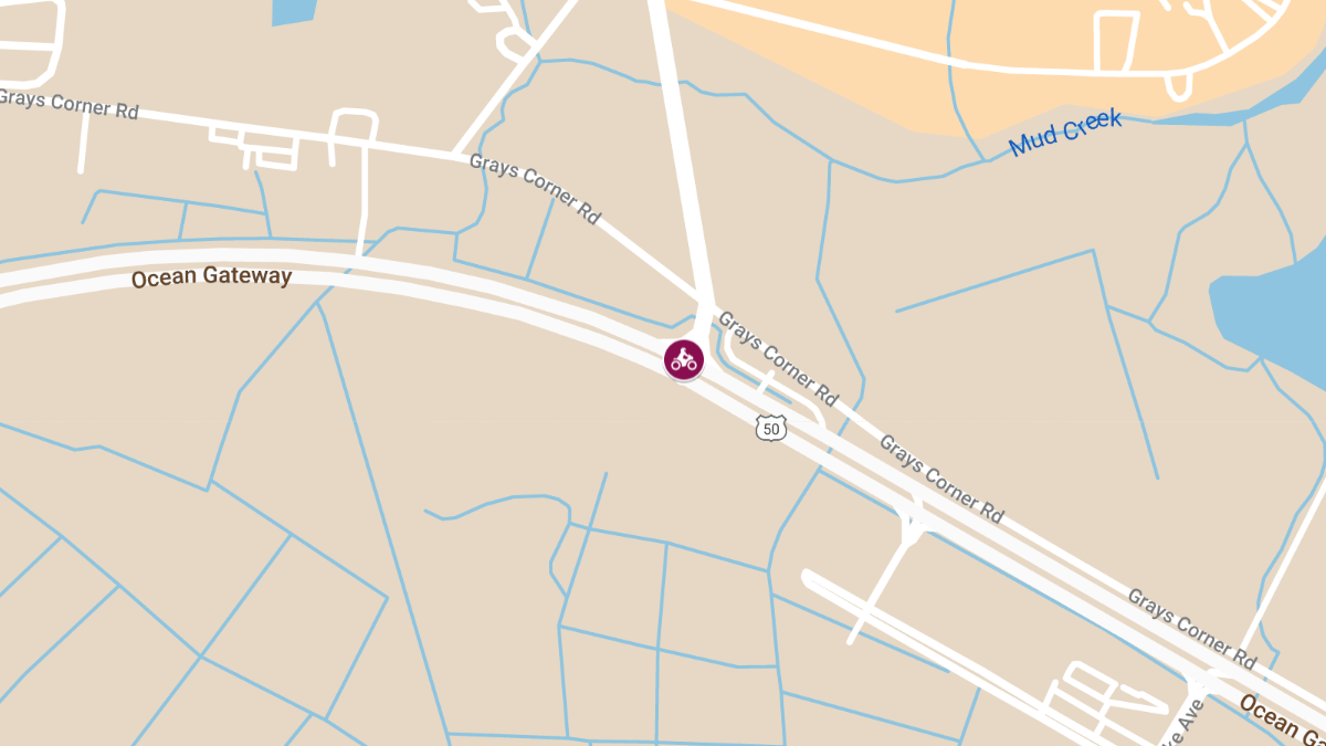 Motorcycle Crash with Injuries at Rt 50 & Racetrack Rd