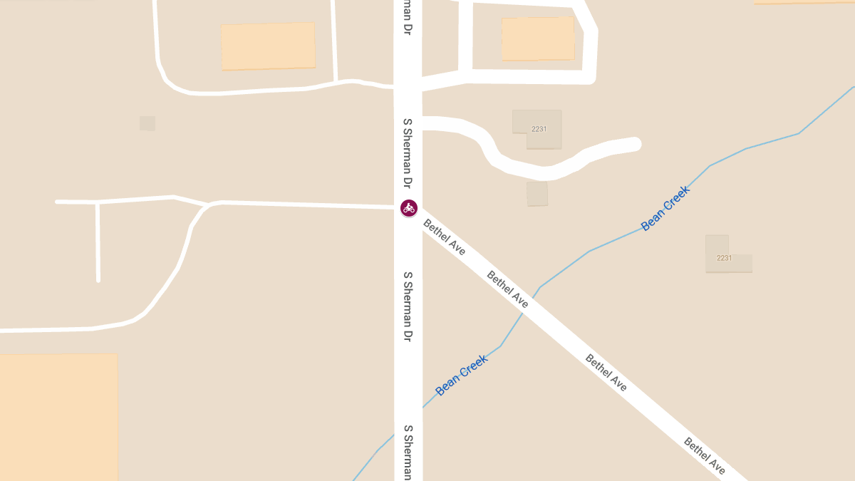 Motorcyclist Injured in Crash at Bethel Ave & S Sherman Dr