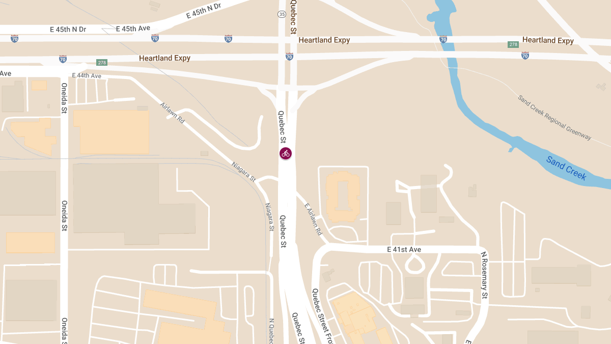 Motorist and Bicyclist Collision on NB Quebec St South of I-70 Results in Serious Injuries