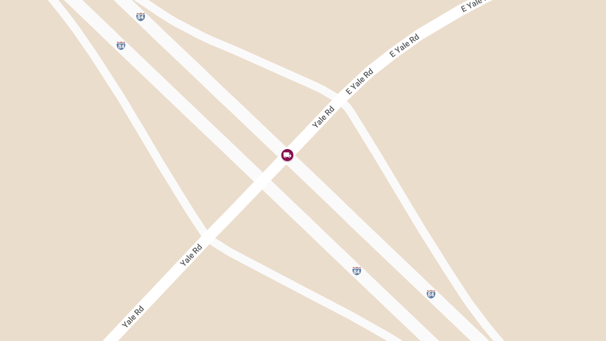 Multi-Truck Accident Temporarily Shuts Down I-84 at Yale Rd