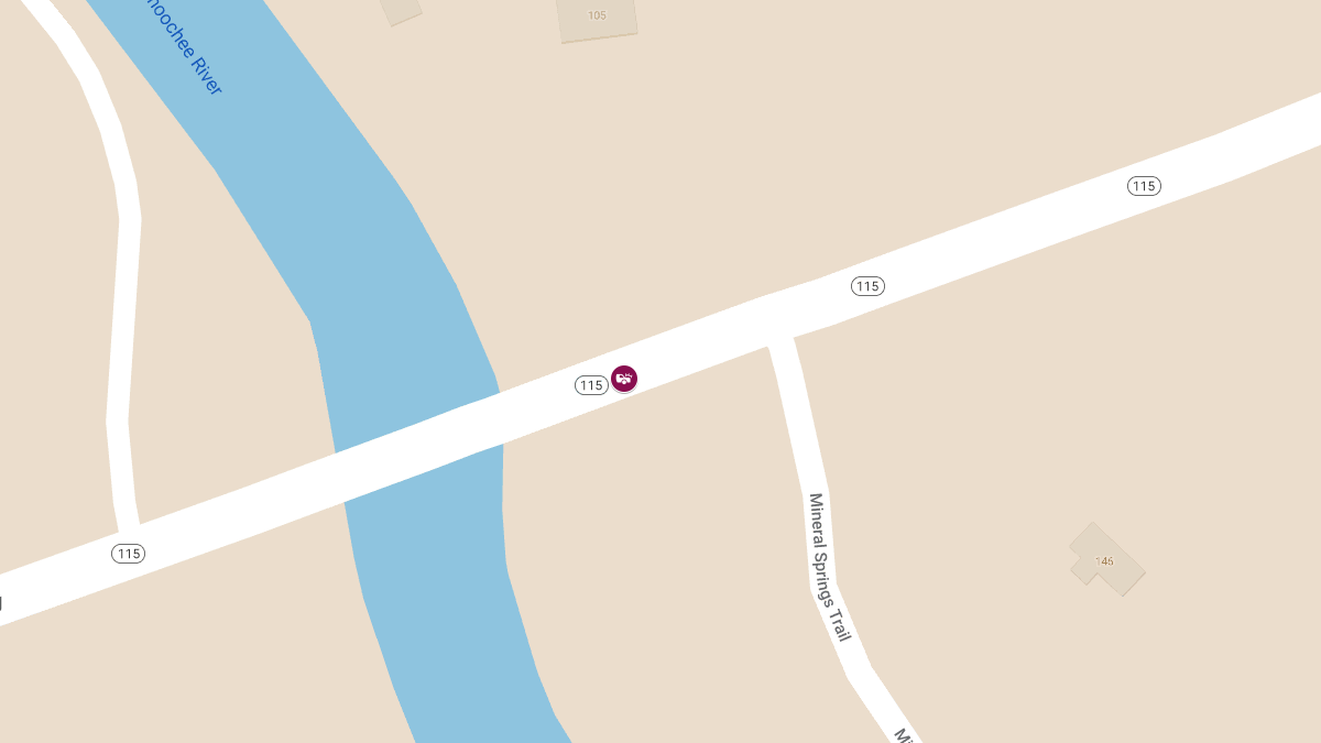 Multi-Vehicle Accident on GA-115 Near Mineral Springs Connector