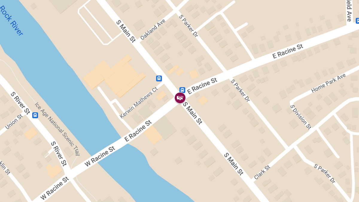 Multi-Vehicle Accident with Injuries at E Racine St & Main St