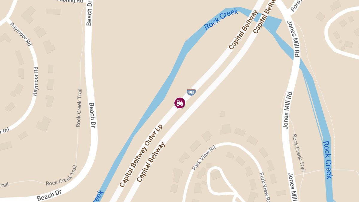 Multi-Vehicle Collision Involving Tractor-Trailer on I-495 Outer Loop