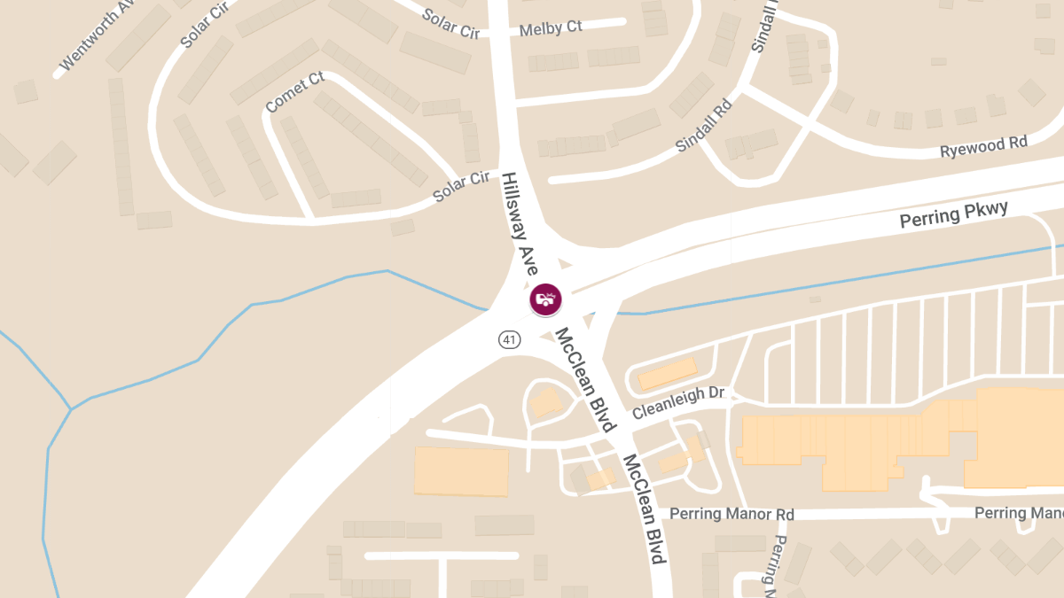 Multi-Vehicle Collision at Perring Pkwy & McClean Blvd Leaves One Injured