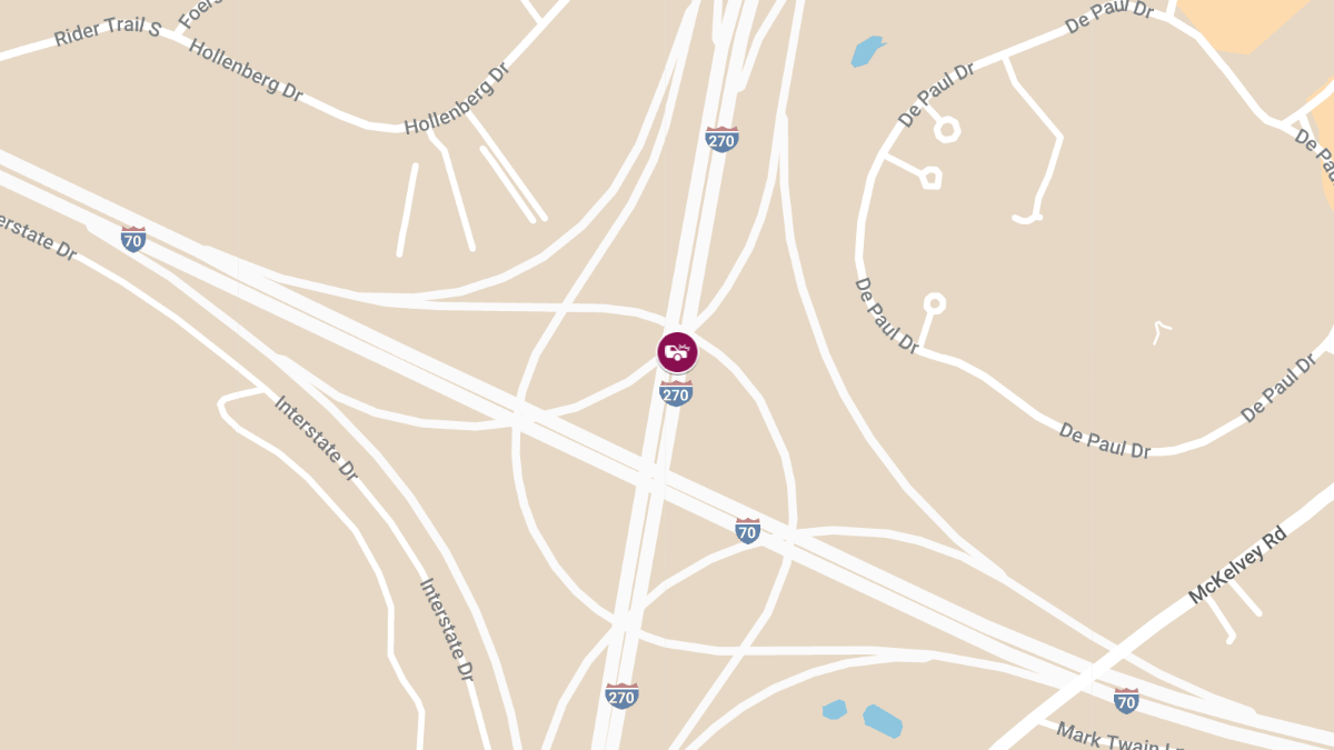 Multi-Vehicle Collision on Westbound I-270 East of Interstate 70