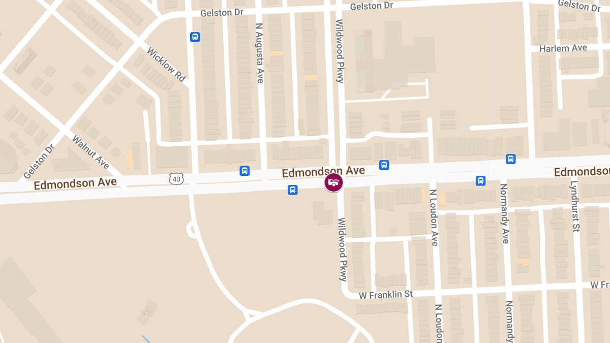 Multi-Vehicle Collision with Injuries at Edmondson Ave & Wildwood Pkwy