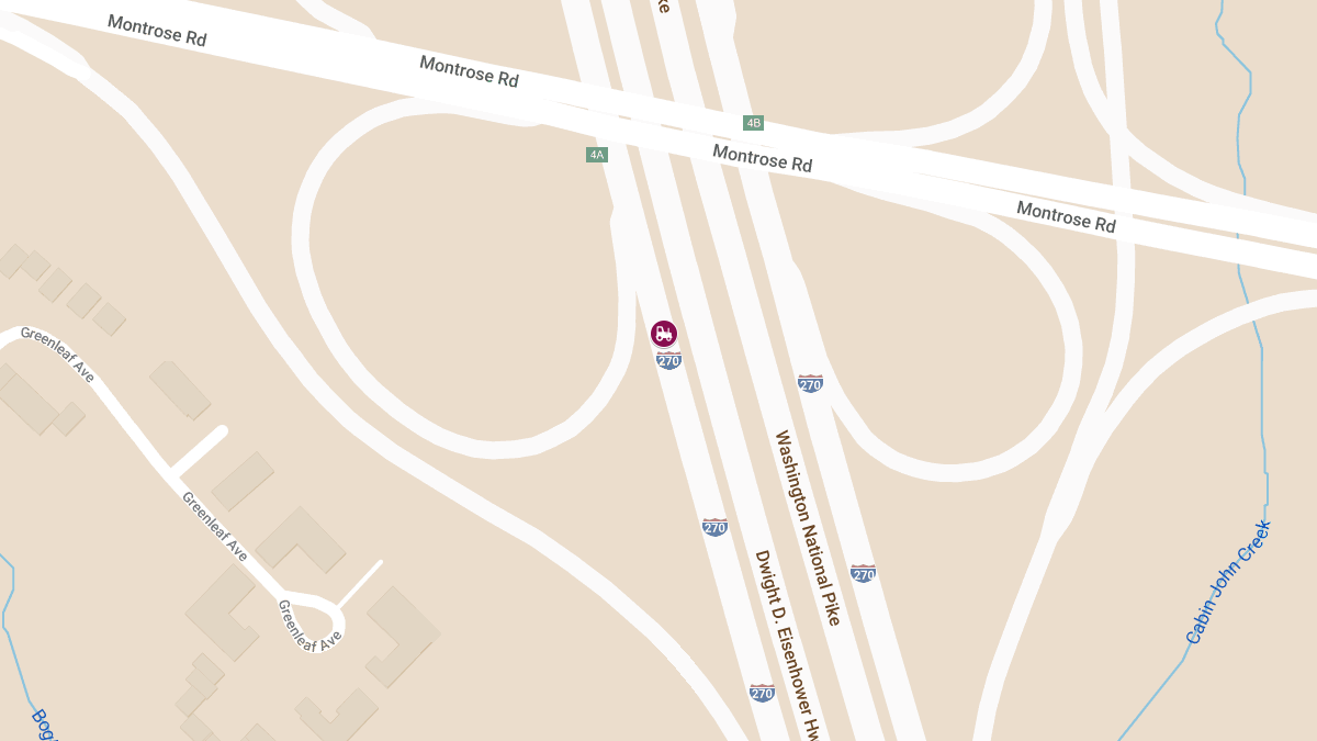 Multi-Vehicle Crash Involving Tractor-Trailer on I-270 South of Montrose Rd