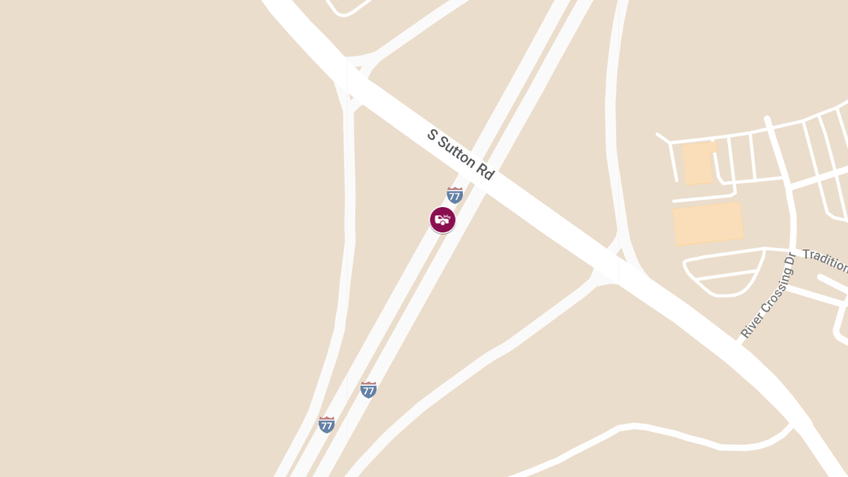 Multi-Vehicle Crash With Injuries on Northbound I-77 Near Sutton Rd
