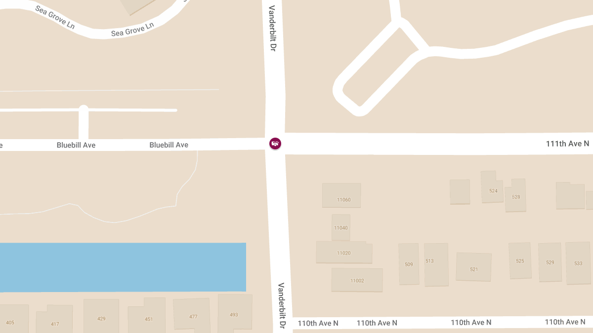 Multi-Vehicle Crash at Bluebill Ave & Vanderbilt Dr Injures One