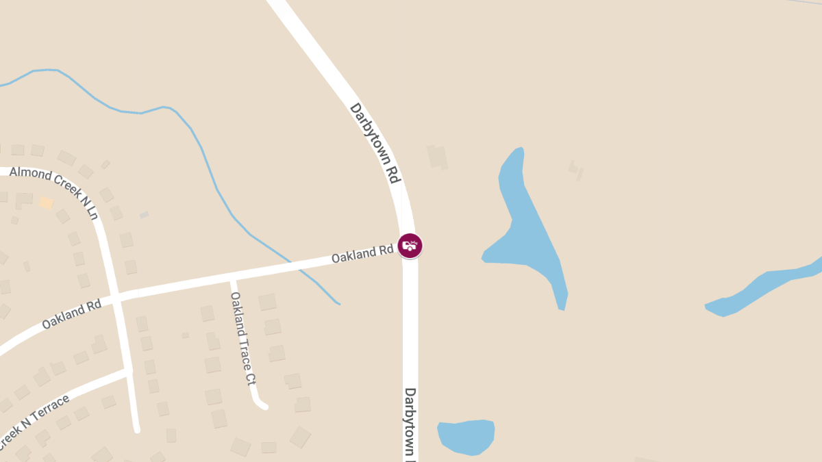 Multi-Vehicle Crash with Entrapment at Oakland Rd & Darbytown Rd