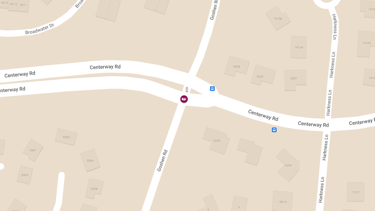 Multi-Vehicle Crash with Injuries at Goshen Rd & Centerway Rd