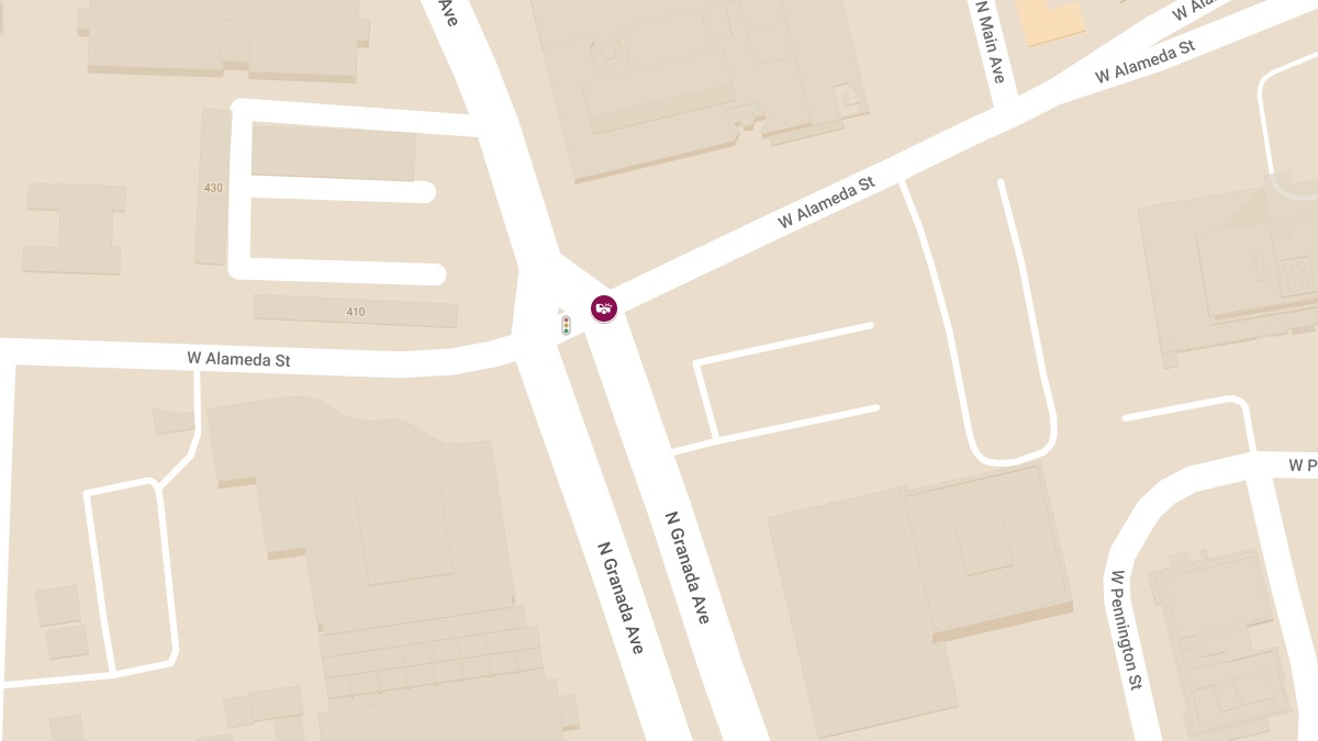 Multi-Vehicle Crash with Injuries at N Granada Ave & W Alameda St