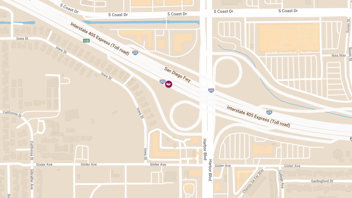 Multi-Vehicle Fatal Crash on I-405 Near Harbor Blvd