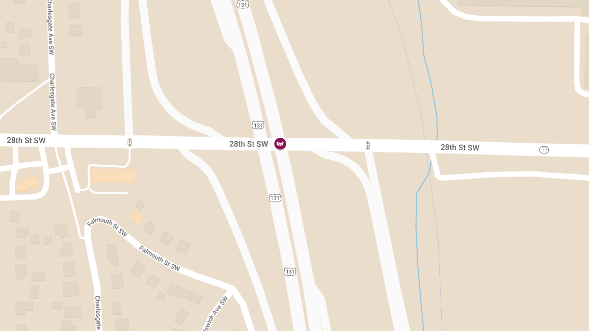 Multiple-Vehicle Accident at NB US-131 & 28th St