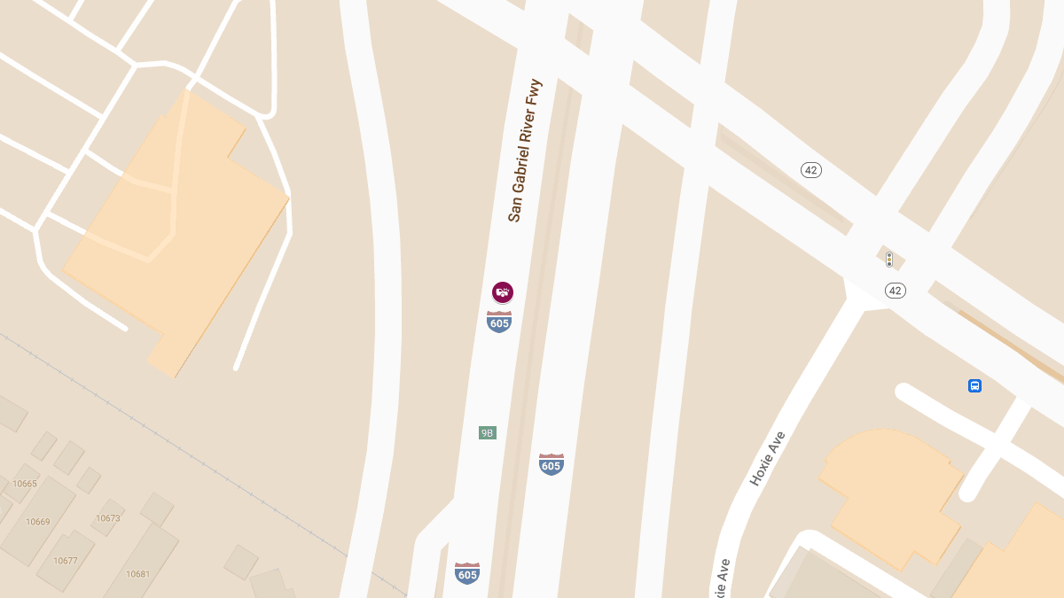 One Hospitalized After Multi-Vehicle Pileup on Interstate 605 Near Firestone Blvd
