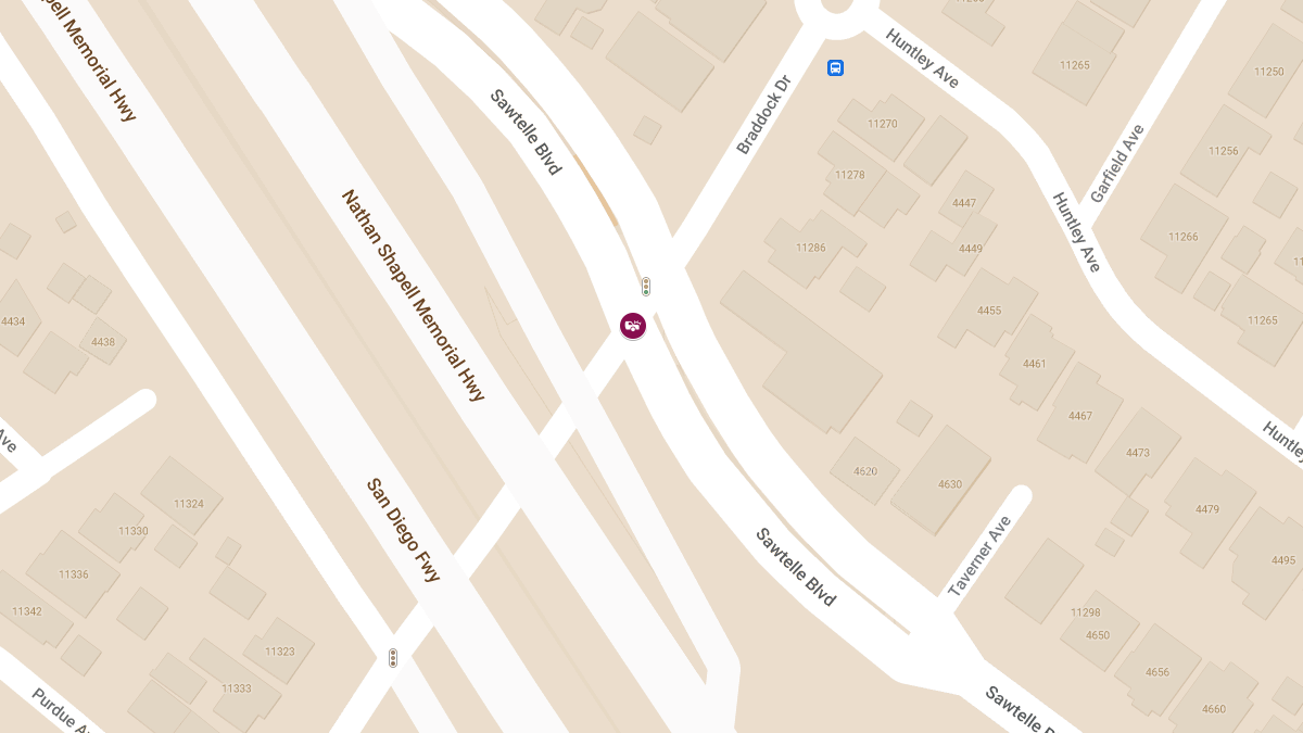 One Injured in Traffic Collision at Braddock Dr & Sawtelle Blvd