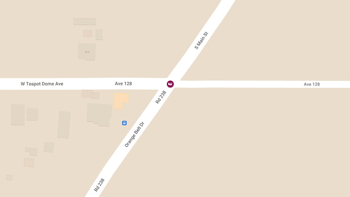 One Injured in Two-Vehicle Collision at Road 238 & W Teapot Dome Ave