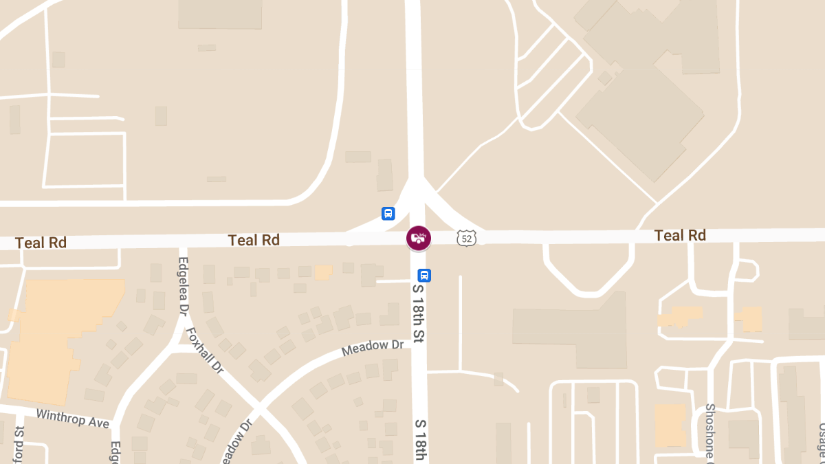 PI Accident at 18th & Teal Involves Two Vehicles