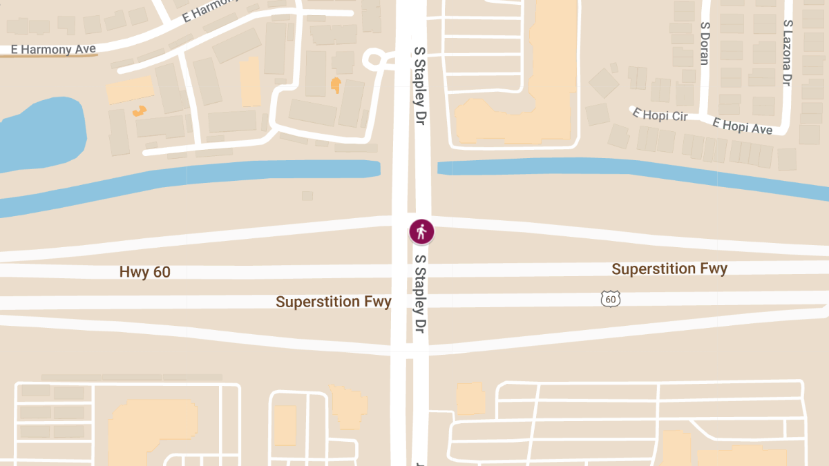 Pedestrian Accident at 1727 S Stapley Dr