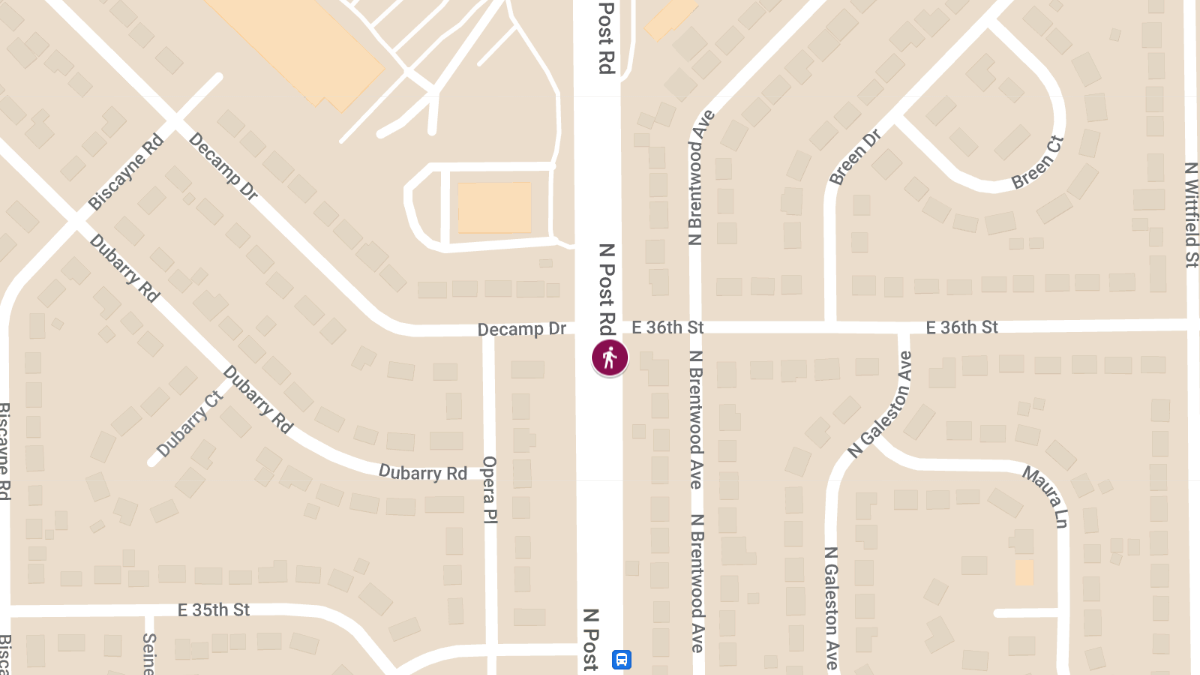 Pedestrian Accident at E 36th St & N Post Rd