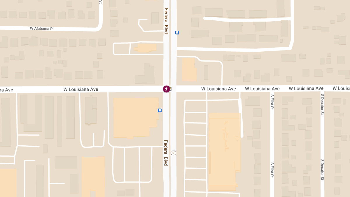 Pedestrian Accident at Federal Blvd & Louisiana St Causes Injuries